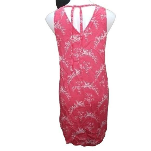 Gap Pink Floral V-neck Shift Dress - Picture 2 of 6